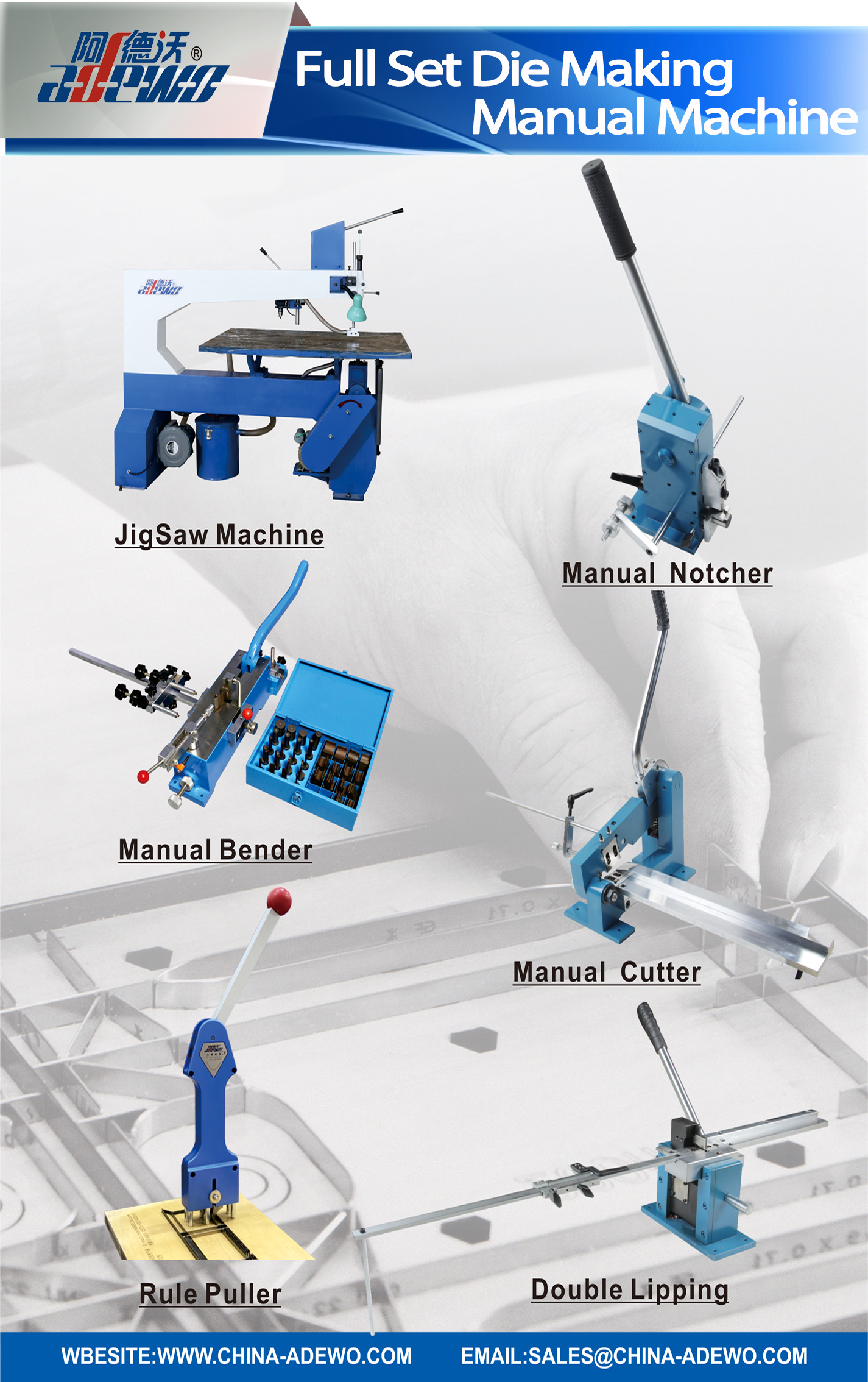 Set complet Mașină manuală de fabricare a matrițelor