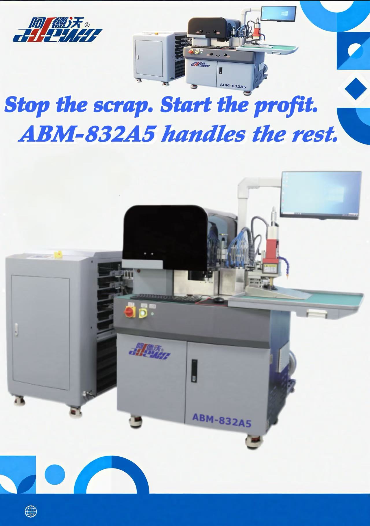 Încă te lupți cu crăparea hârtiei? ABM-832A5 Combo Bender o repară.