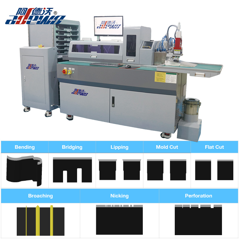 ABM-832C2 Mașină de îndoit automată a matrițelor cu reguli multifuncționale din oțel pentru producătorii de matrițe certificate BOBST