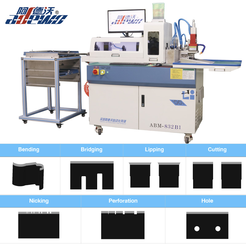 Autocolant Label Rule Auto Bender Machine